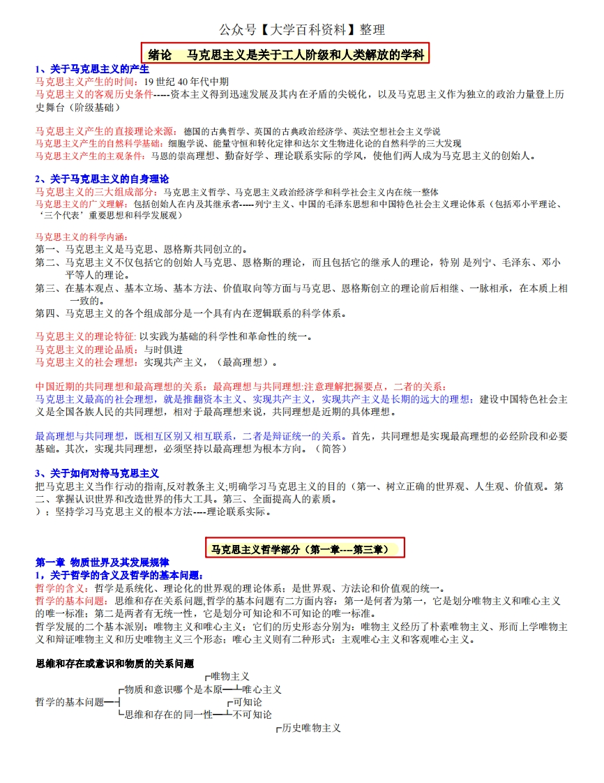 04-《马克思主义基本原理》精简知识点【考试】-学习资源网 - 分享优质学习资料