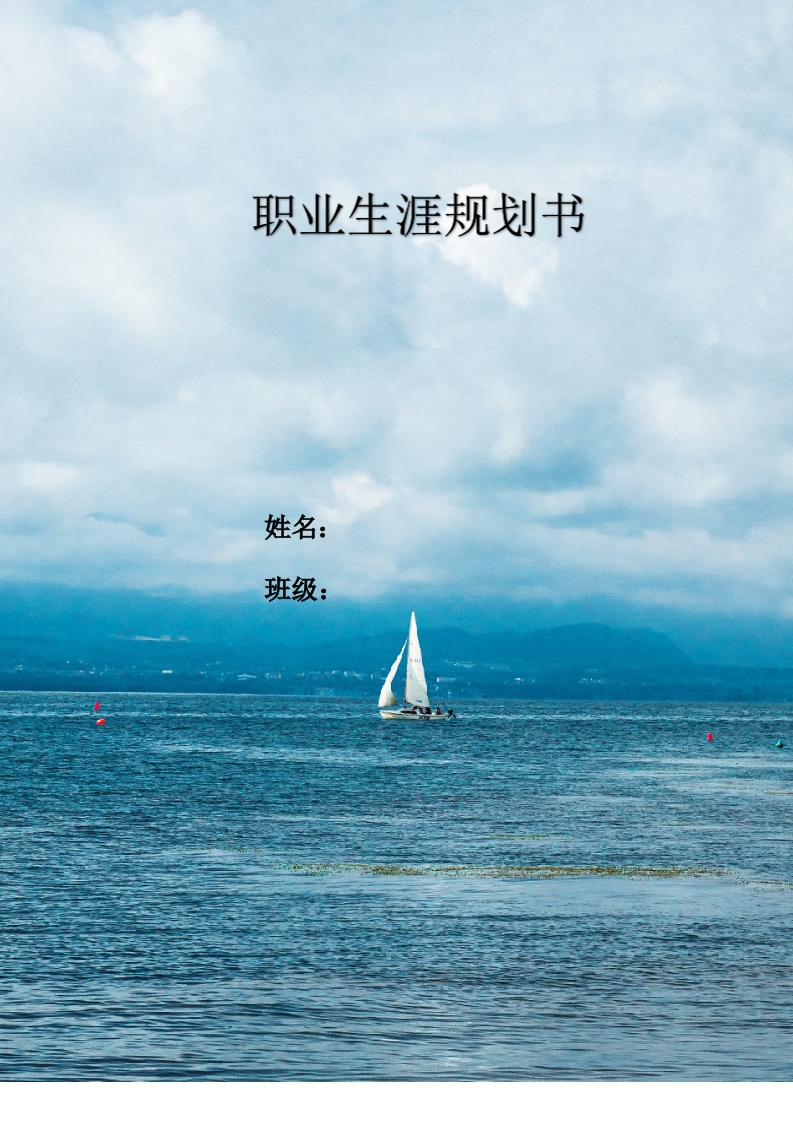 10页3200字航海技术职业生涯规划书