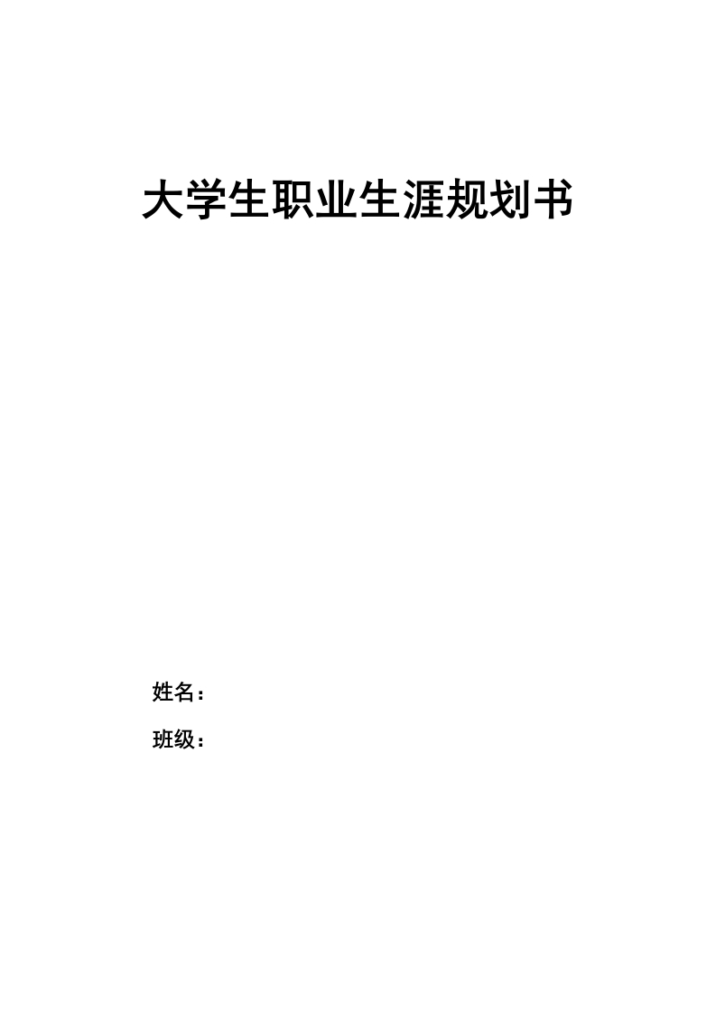 12页4500字数据科学与大数据技术职业生涯规划书