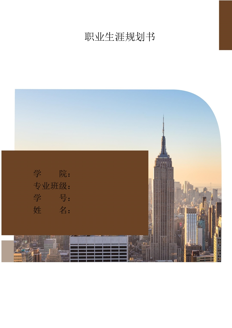 19页10100字材料物理职业生涯规划书