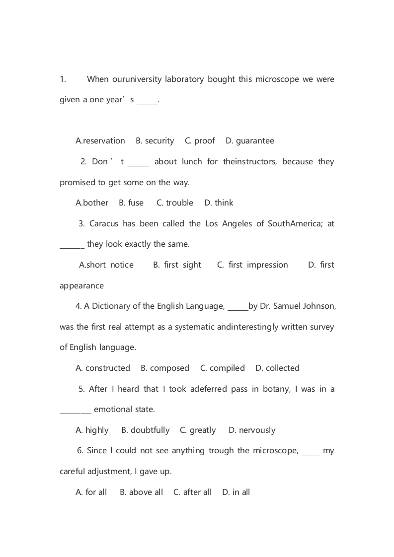 2014年考研华中师范大学学科教学（英语）833真题（回忆版）-学习资源网 - 学习助手专注分享优质学习资源