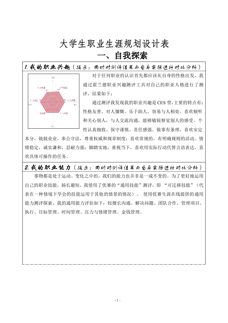 22页6699字机械工程职业生涯规划书-学习资源网 - 分享优质学习资料