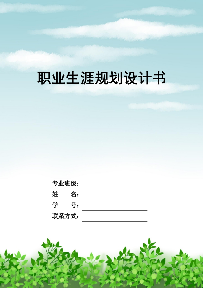 8页2800字信息与计算科学职业生涯规划书