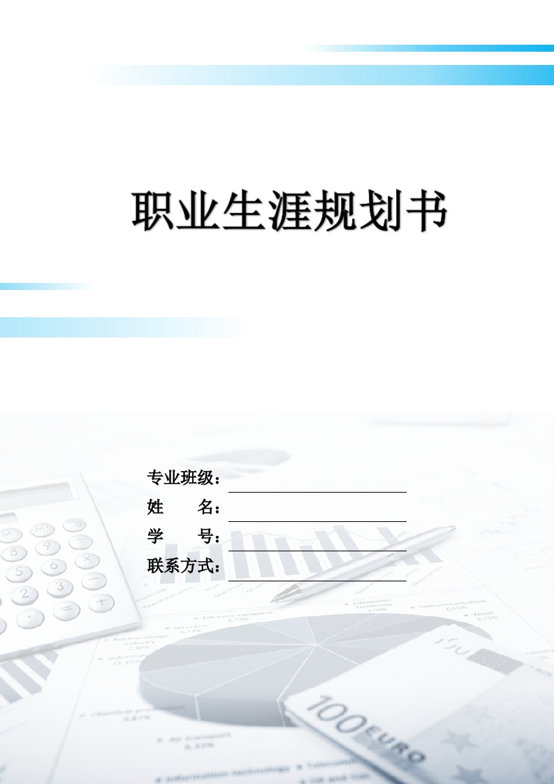 8页4200字互联网金融职业生涯规划书