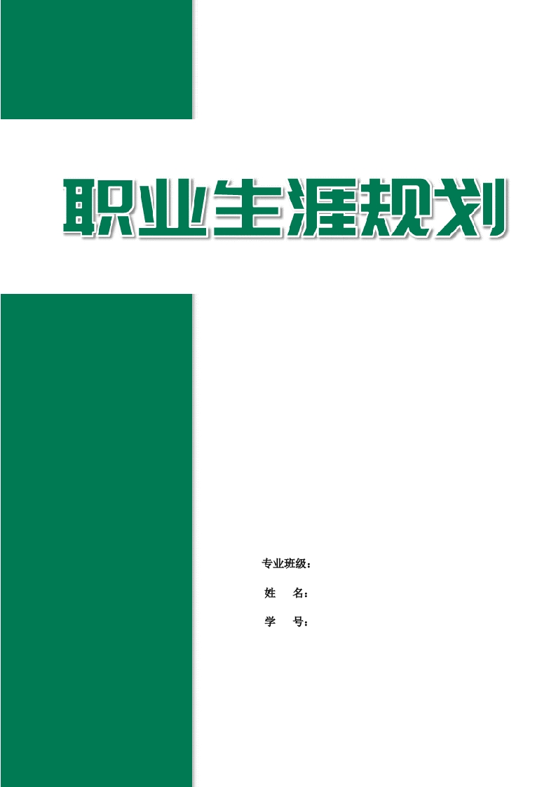 9页4200字电子商务职业生涯规划书
