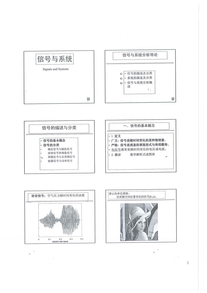【信号与系统】陈后金本科课件