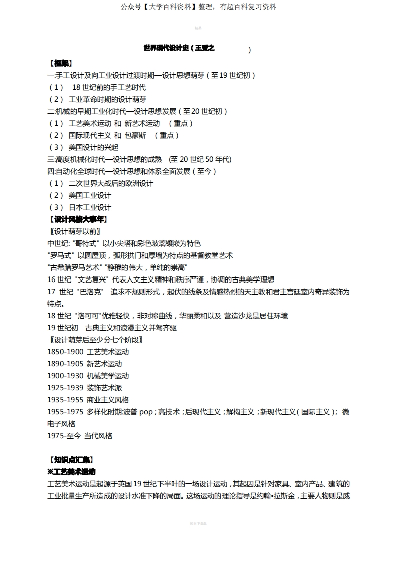 世界现代设计史