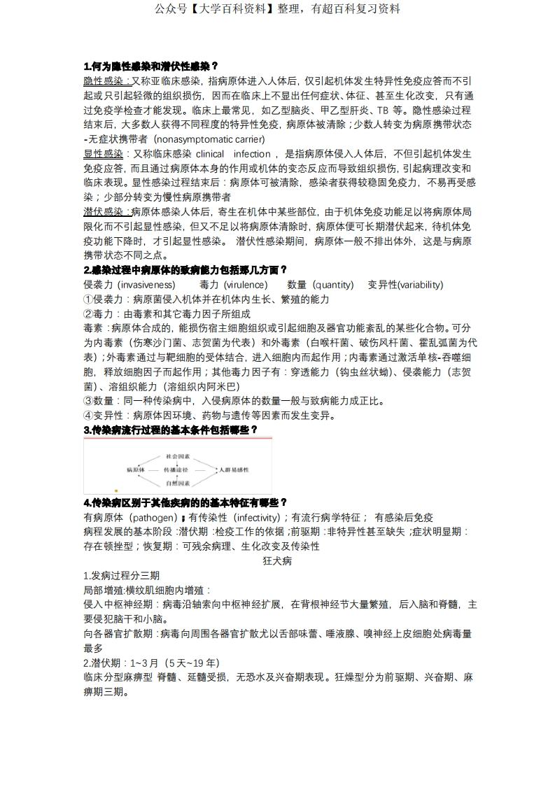 临床医学概论知识点汇总