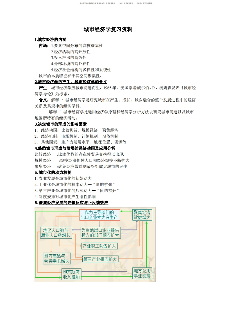 城市经济学完整答案-学习资源网 - 分享优质学习资料