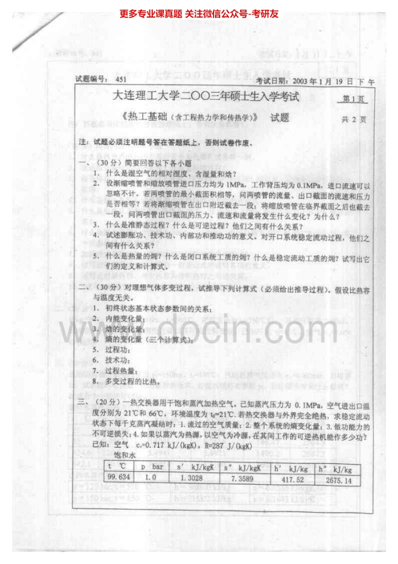 大连理工大学热工基础历年真题2003、2012考研真题汇编.Image.Marked-学习资源网 - 分享优质学习资料