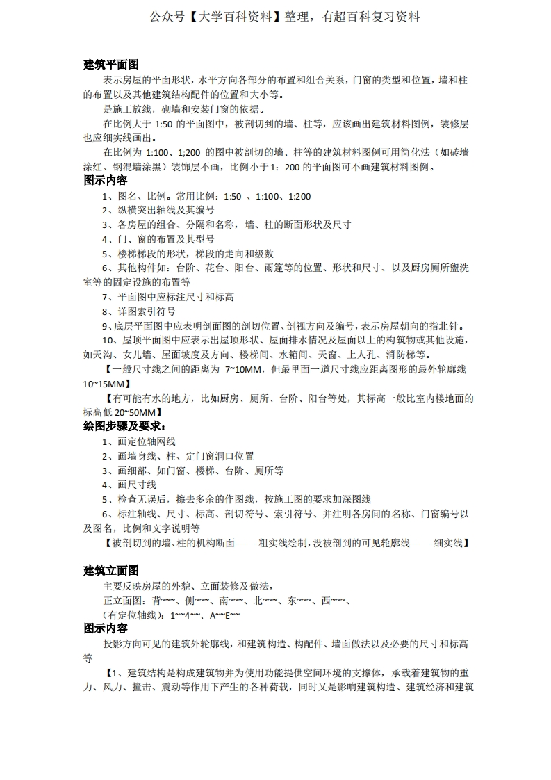 建筑设计-建筑笔记